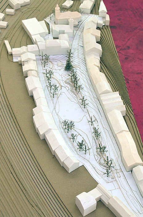 preliminary architectural design project: new image of the square in Březová nad Svitavou 2013 / 2014
